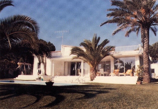 His sunny home in Marbella